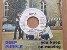 Deep Purple - You Keep On Moving - Italy Die Cut Sleeve Jukebox