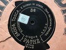 OPERA: ENRICO CARUSO - ‘E LUCEAN LE STELLE (TOSCA)’ 1903 ETCHED LABEL PATHE DISC
