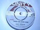 UK UNITY UN 553-KEN PARKER-WHEN YOU WERE MINE/CLARENDONIANS-THE ANGLES-VG++