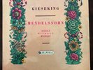 Walter Gieseking Mendelssohn Songs Without Words LP Columbia 33CX1479 Microgrove