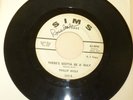GARAGE PSYCHE 45 RPM RECORD - PHILLIP WOLF - SIMS 252 - PROMO