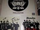 BLONDIE DEBBIE HARRY POLLINATOR SIGNED SET WHITE VINYL LP, TONIGHT 7