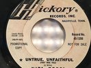NITA ROSSI UNTRUE UNFAITHFUL ORIG 1965 HICKORY WHITE LABEL PROMO 45 ANY LITTLE D