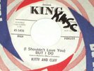 KITTY AND CLAY  But I Do 45 RECORD  KING D JPROMO  R&B SOUL
