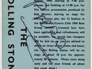 Rolling Stones 64 Tower Ballroom New Brighton Signed Concert Ticket UK B.Wooler