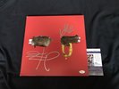 Meow The Jewels Run The Jewels Signed  Vinyl Album  Autograph Fur cover JSA COA