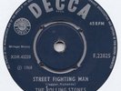 Rolling Stones India Decca 45 1968 * Street Fighting Man * EX