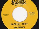 The Gestics. Killer Surf Instrumental. 1963. Rockin' Fury/Invasion. Very Rare
