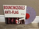 Bouncing Souls/Anti Flag Split GREY Vinyl LP Nofx Afi Mxpx Bad Religion