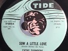 CATHY SAUNDERS Popcorn Soul 45 Tide #0045 Sow A Little Love b/w This Angry World