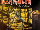 IRON MAIDEN piece of mind (original uk pressing) LP EX/EX EMA 800 heavy metal