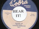 Harold Burrage R&B 45 (Cobra 5012) Messed Up / I Don't Care Who Knows  VG+