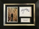 BRIAN JOHNSON HAND SIGNED AUTOGRAPH FRAMED PHOTO DISPLAY AC/DC