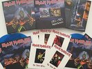 IRON MAIDEN BURNING AMSTERDAM BOX WHITE VINYL 4 LP BOOK CARDS POSTER