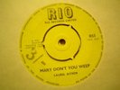 UK RIO R 53-LAUREL AITKEN-MARY DON`T YOU WEEP / I BELIEVE-NR EX
