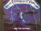 Metallica Ride the Lightning LP Record Elektra Megaforce 1984
