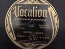 Vocalion 03198 KANSAS CITY BILL WELDON Doctor's Blues E  BLUES 78 rpm