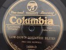 Columbia 14320D PEG LEG HOWELL Low Down Rounder  78 rpm BLUES 1928 EE+