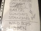Hardcore Superstar - Handwritten Fully Signed Setlist + 1 Extra (Hanoi Rocks)