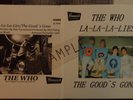 MEGA SALE:5 SLEEVES 14.99:THE WHO:HIGH NUMBERS:TWINKLE:RECORD SLEEVE