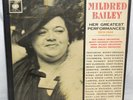 MILDRED BAILEY: Her Greatest Performances w/ Book COLUMBIA Box Set VINYL LP VG+
