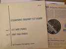 DECCA SXL 2057 STEREOPHONIC FREQUENZY TEST RECORD 1960 UK LP