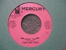 TONY AND TERRI PROMO GARAGE ROCK FREAKBEAT 45 - I WANT YOU / TAKE ME NOW