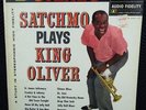 Louis Armstrong Satchmo Plays King Oliver Original Audio Fidelity LP AFSD-5930