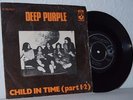 DEEP PURPLE Child In Time  Danish PS Picture Sleeve IMPOSSIBLE