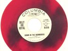 BILLY JOE ROYAL RARE RED MARBLED VINYL PROMO 45 DOWN IN THE BOONDOCKS