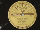 Elvis Presley Original 1954  Sun Record #209 