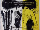 BUD POWELL Piano Interpretations by.. NORGRAN LP mono DG David Stone Martin art