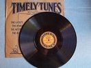 Timely Tunes 78 record   RcaVictor depression era