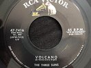THE THREE SUNS Volcano RCA Spooky Halloween Exotica Instrumenal LISTEN