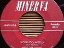 Manolo Licea PUNTILLITA - LLORANDO MISERIA / CUBAN Guaracha - MINERVA RARE 45 ?