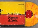 MILES DAVIS-  Sketches of Spain Yellow & Red Marbled LP OOP NEW