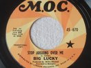 Big Lucky Carter - Stop Arguing Over Me / Miss Betty Green - M.O.C. Promo 45rpm
