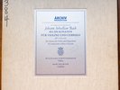 SCHNEIDERHAN / BACH 6 Sonatas For Violin & Harpsichord ARCHIV 198 881/82 PROMO