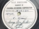 Rare V-DISC TEST PRESSING 78s Wings Over Jordan 979VP  353 NM-  12 IN 78 RPM