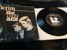 VICTIM THE TEEN AGE RARE SINGLE IN PIC SLEEVE SET SCABIES DAMNED PRODUCED