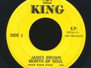 JAMES BROWN MONTH rare DJ only EP / 1967 KING / northern soul / hear it
