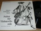 J.S. BACH Suites for Solo CELLO 1 - 4 REINE FLACHOT private Dutch LP 192.514 NM