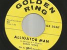 ROCKABILLY BOPPERS- BOBBY HODGE -  ALLIGATOR MAN  - HEAR BOTH -1962 GOLDEN RING