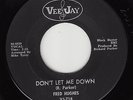 FRED HUGHES - Vee-Jay 718 - Don't Let Me Down - 1966 NORTHERN SOUL DJ 45 (orig)
