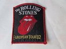 Original the ROLLING Stones EUROPEAN Tour 1982 Sew on Badge / Patch