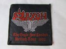 Original SAXON the Eagle has Landed 1982 BRITISH Tour Sew on Badge / Patch