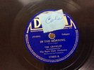 THE GROWLER 78  Woman Headache w/ iN The Morning Rare DECCA calypso THE LION