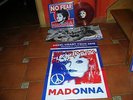 MADONNA - NO FEAR EUROPEAN SHOW LP  PICTURE DISC COLLECTOR + POSTER