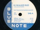 78tk- Jazz-BLUE NOTE 548-Thelonious Monk Quintet / Quartet