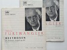 GERMAN HMV WALP 1286 - 1287 2LPS SET FURTWANGLER BEETHOVEN SYMPHONY NO BOX